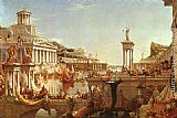 Thomas Cole The Course of Empire The Consummation painting